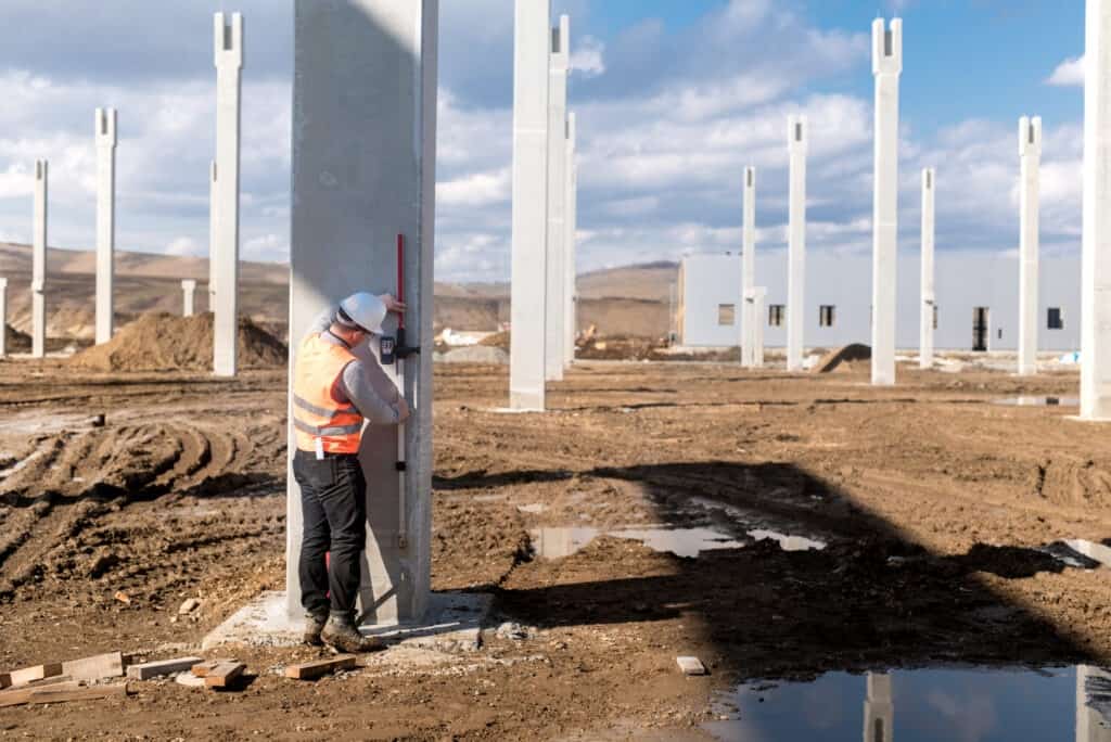 civil engineer working