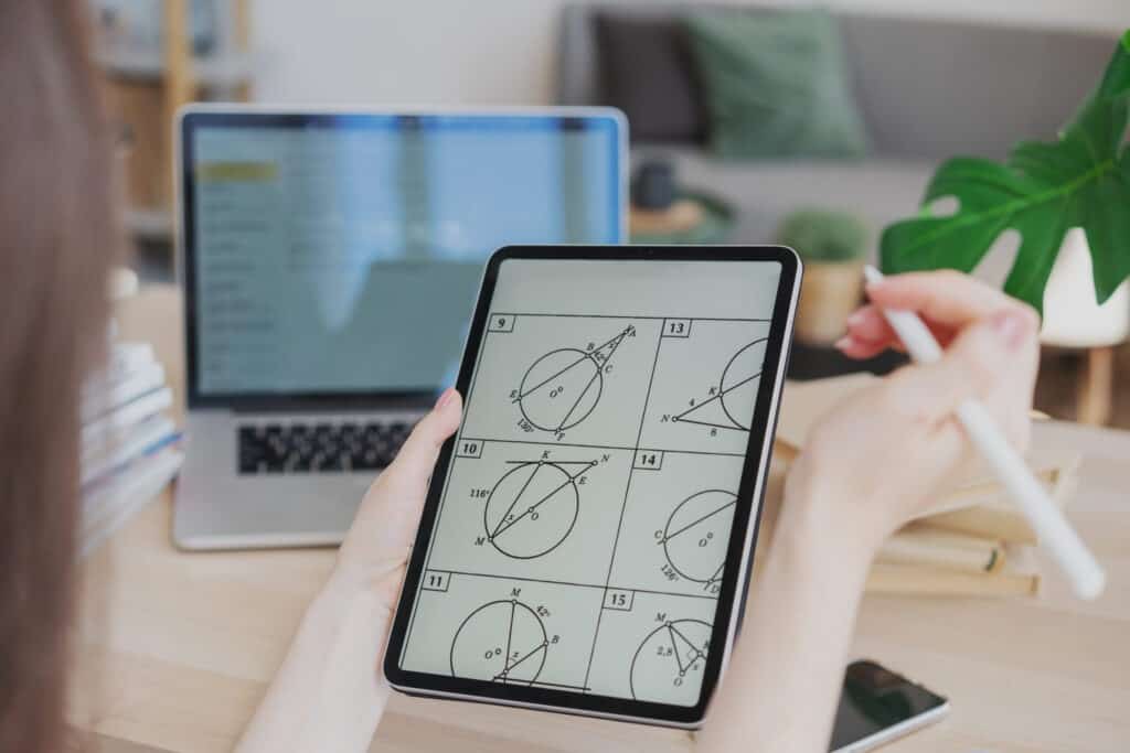 math on an ipad