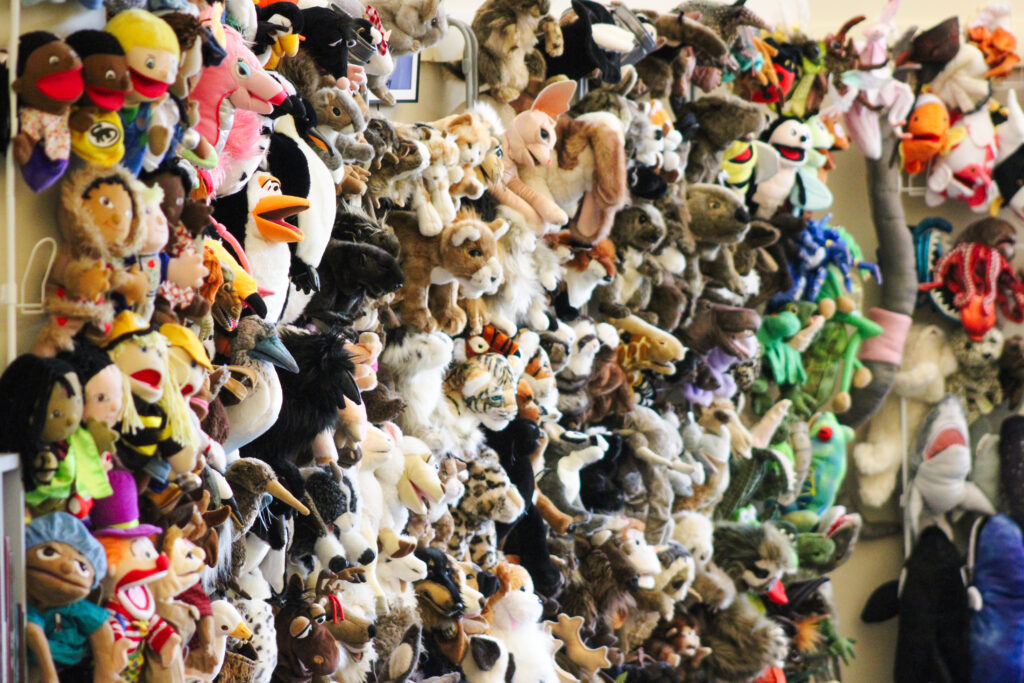 Wall of puppets in the YSU CRC