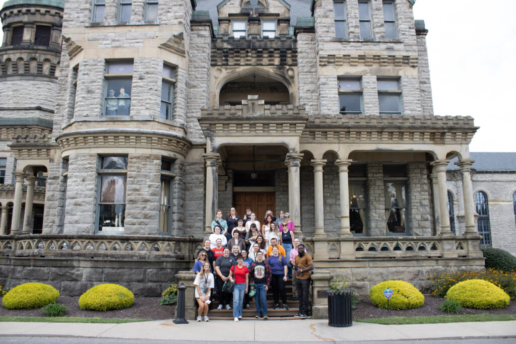 YSU English, History, and Criminal Justice students at the Ohio State Reformatory.