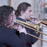 Brass Chamber Ensemble students performing.